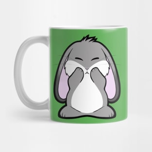 Gray Lop Bunny Mug